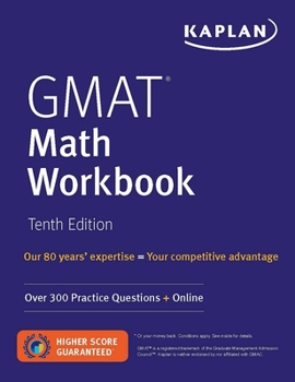 Paperback GMAT Math Workbook: Over 300 Practice Questions + Online Book