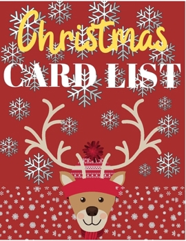 Paperback Christmas Card List: Record Keeper - Gift Tracker Notebook - Gift Registry - Recorder - Organizer - Keepsake for Bridal Shower - Wedding Pa Book