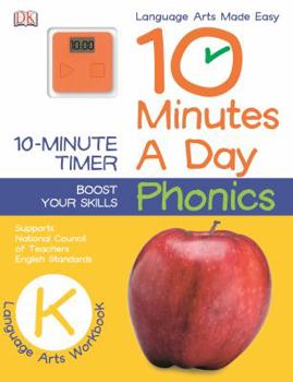 Paperback 10 Minutes a Day: Phonics, Grade K Book