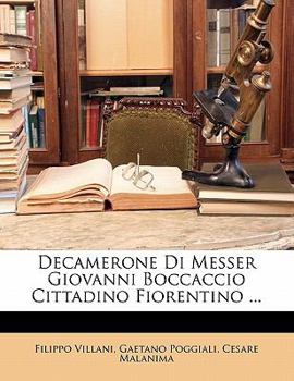 Paperback Decamerone Di Messer Giovanni Boccaccio Cittadino Fiorentino ... [Italian] Book