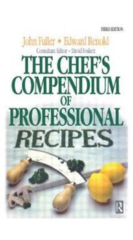 Hardcover Chef's Compendium of Professional Recipes Book