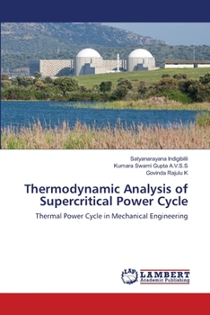 Paperback Thermodynamic Analysis of Supercritical Power Cycle Book
