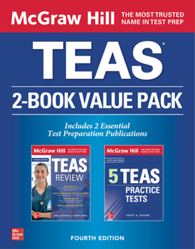 Paperback McGraw Hill Teas 2-Book Value Pack, Fourth Edition Book