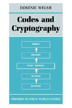 Paperback Codes and Cryptography Book