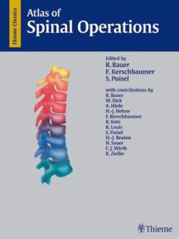 Hardcover Atlas of Spinal Operations Book