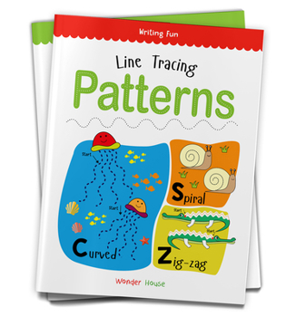 Paperback Line Tracing Patterns: Practice Drawing Book