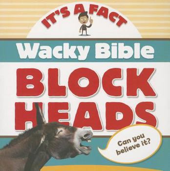 Paperback Wacky Bible Blockheads Book