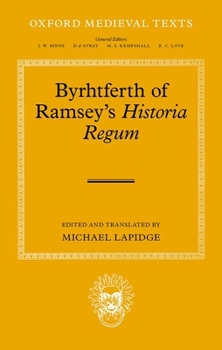 Hardcover Byrhtferth of Ramsey's Historia Regum Book