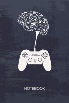 BULLET DOTTED JOURNAL: Otaku Notebook Dotted Grid a5 6x9 120 Pages - Gamer Thoughts Planner Joypad Diary Video Games Gift - Nerds Geek Gift Idea for Men and Women