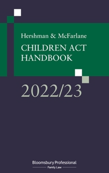 Paperback Hershman and McFarlane: Children ACT Handbook 2022/23 Book