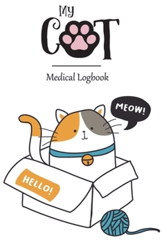 Paperback My Cat Medical Records: Cat Health Log Book Vaccination Reminder Book