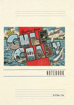 Paperback Vintage Lined Notebook Greetings from the Gulf Coast Book