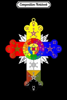 Paperback Composition Notebook: Rose Cross Journal/Notebook Blank Lined Ruled 6x9 100 Pages Book