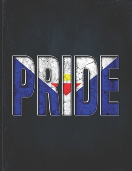 Pride: Saint Martin Heritage Gift for St. Martiner Coworker from Philipsburg  Undated Planner Daily Weekly Monthly Calendar Organizer Journal