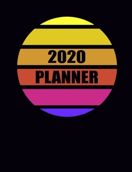 Paperback 2020 Planner: December 29, 2019 to January 2, 2021 Dated Weekly Diary, Academic Organiser, & Journal With A Soft And Sturdy Matte Bl Book