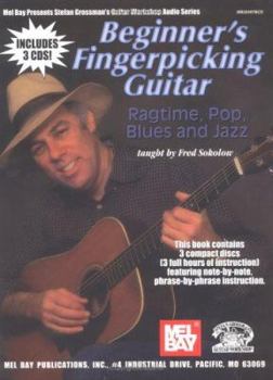 Paperback Beginner's Fingerpicking Guitar: Ragtime, Pop, Blues and Jazz [With 3cds] Book