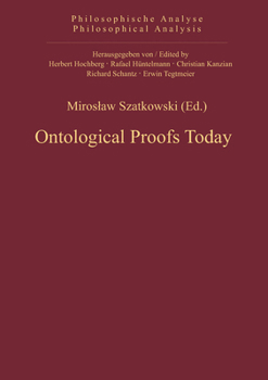 Hardcover Ontological Proofs Today Book