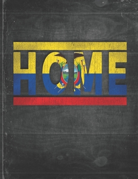 Home: Ecuador Flag Personalized Retro Gift for Ecuadorian Retired Coworker Friend Party  Undated Planner Daily Weekly Monthly Calendar Organizer Journal