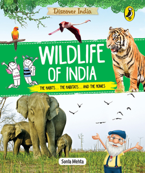 Paperback Discover India: Wildlife of India Book