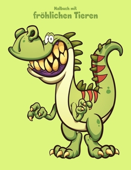 Paperback Malbuch mit fröhlichen Tieren 1 & 2 [German] Book