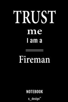 Notebook for Firemen / Fireman: awesome handy Note Book [120 blank lined ruled pages]