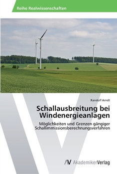 Paperback Schallausbreitung bei Windenergieanlagen [German] Book
