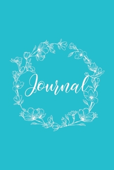 Journal: Turquoise Lined Notebook | Cute Color Journal | Daily Journal | 6x9 inches, 100 pages