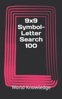 Paperback 9x9 Symbol-Letter Search 100 Book
