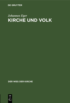 Hardcover Kirche Und Volk [German] Book