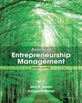 Paperback Patterns of Entrepreneurship Management Book