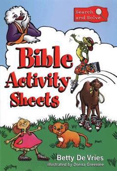 Paperback Search and Solve: Bible Activity Sheets Book