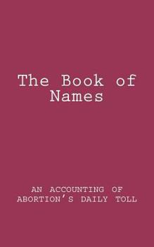 Paperback The Book of Names: an accounting of what might have been Book