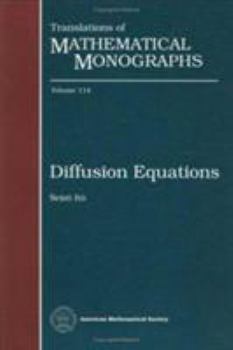Hardcover Diffusion Equations (Translations of Mathematical Monographs) Book