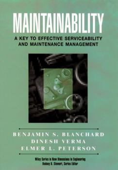 Hardcover Maintainability: A Key to Effective Serviceability and Maintenance Management Book