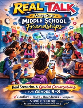 Paperback Real Talk: Navigating Middle School Friendships: Real Scenarios & Guided Conversations for Grades 5-8 Book