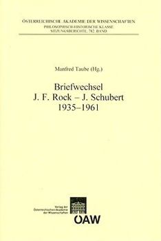 Paperback Briefwechsel J.F. Rock - J. Schubert 1935 - 1961 [German] Book