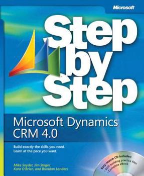 Paperback Microsoft Dynamics CRM 4.0 Step by Step [With CDROM] Book