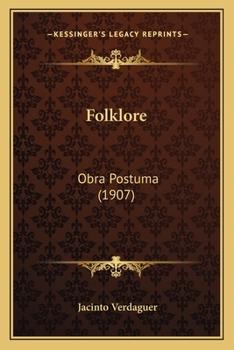 Paperback Folklore: Obra Postuma (1907) [Spanish] Book