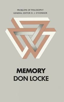 Hardcover Memory (Problems of philosophy) Book