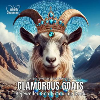 Glamorous Goats: Bejewelled Goat Colouring Book (Crowned Creatures)