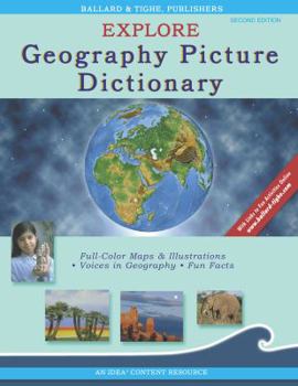 Hardcover Explore Geography Picture Dictionary Book