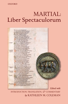 Hardcover Martial: Liber Spectaculorum Book