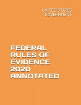 Paperback Federal Rules of Evidence 2020 Annotated Book