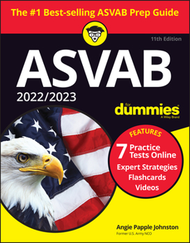 Paperback 2022 / 2023 ASVAB for Dummies: Book + 7 Practice Tests Online + Flashcards + Video Book