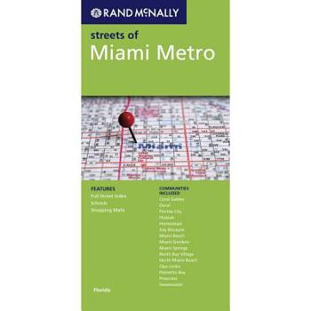 Map Rand McNally Street of Miami Metro Florida Book