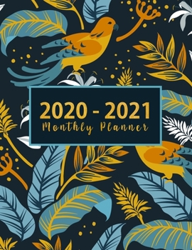 Paperback 2020-2021 Monthly Planner: monthly 2 year appointment planner - Monthly Schedule Organizer - Agenda Planner For The Next Two Years, 24 Months Cal Book