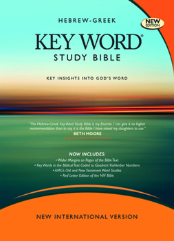 Hardcover Hebrew-Greek Key Word Study Bible-NIV-Wide Margin Book