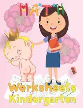 Paperback math worksheets kindergarten: coloring books/8.5''x11''/math worksheets kindergarten/my kindergarten math activity workbook Book