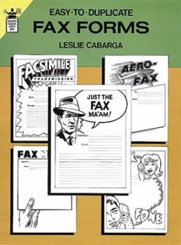 Paperback Easy-To-Duplicate Fax Forms Book