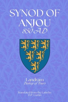 Paperback Synod of Anjou: 850 AD Book